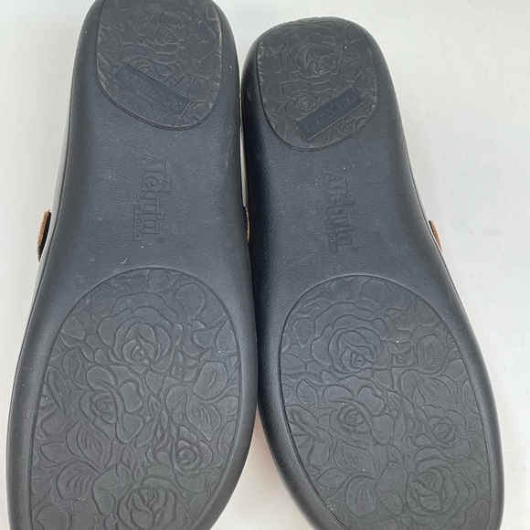 ALEGRIA Shoes Kara Loafer Slip On Comfort Nursing Leopard Print Brown Black - Picture 9 of 13